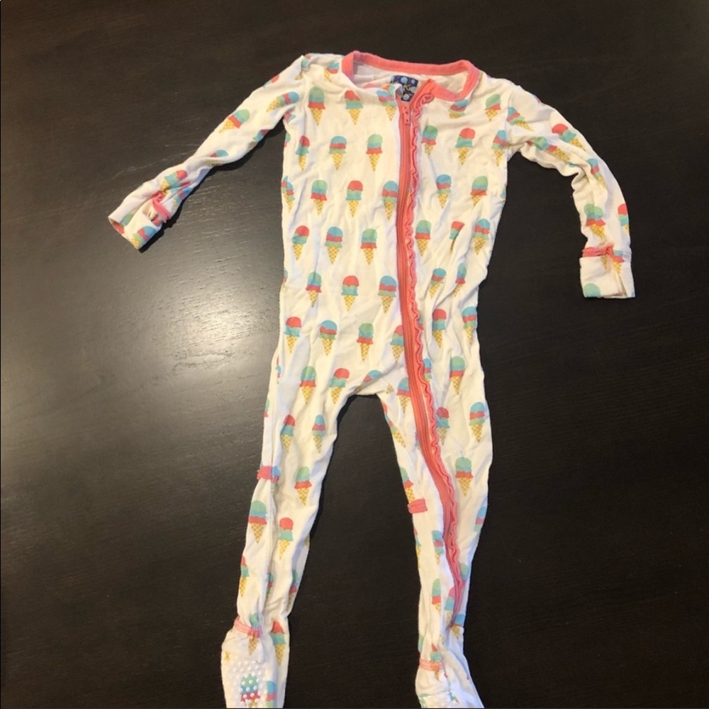 Kickee pants, ice cream print